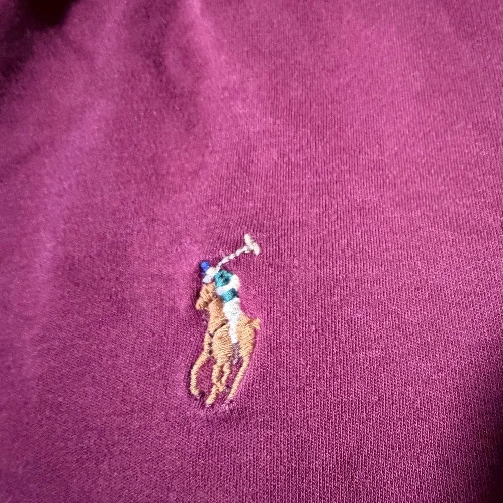 Polo Ralph‎ Lauren maroon burgundy long sleeve t shirt size 2XB